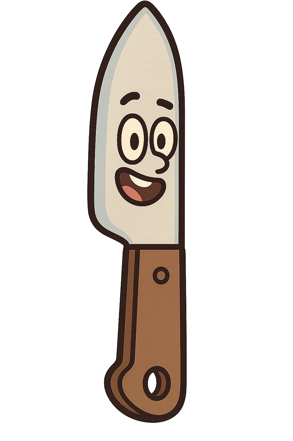 flat minimalist knife icon emoji