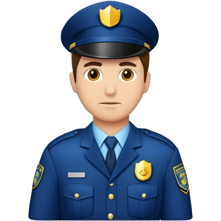 night security guard watching building emoji