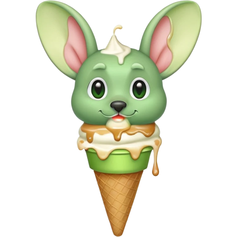 grogu eating ice cream  emoji