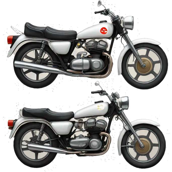 Motorcycle from 1980 from Germany emoji