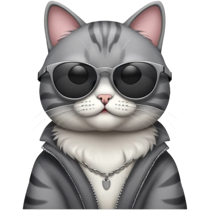 Cat wearing sunglasses emoji