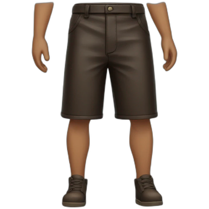 Leather shorts emoji