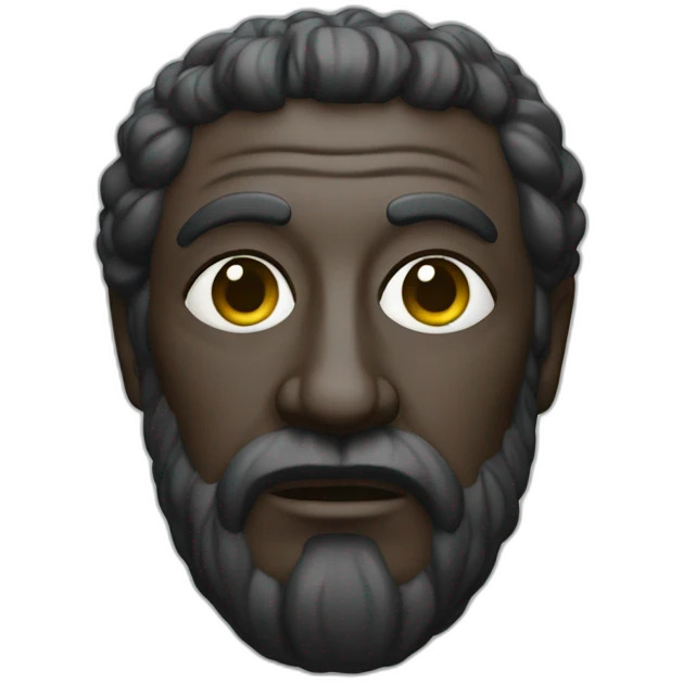 black russian greece sculpture emoji