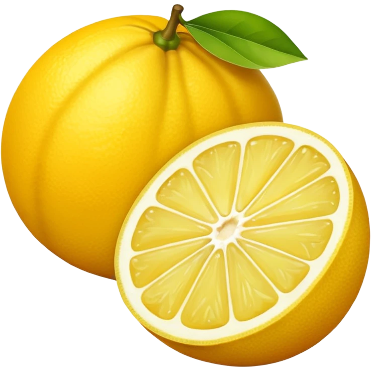 citron dont un a moitie coupe emoji
