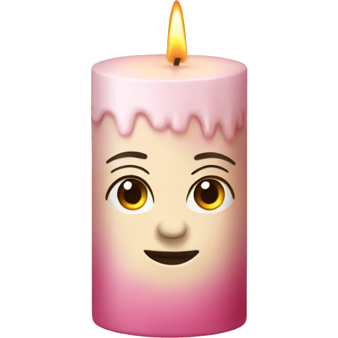 A rosa Candle  emoji