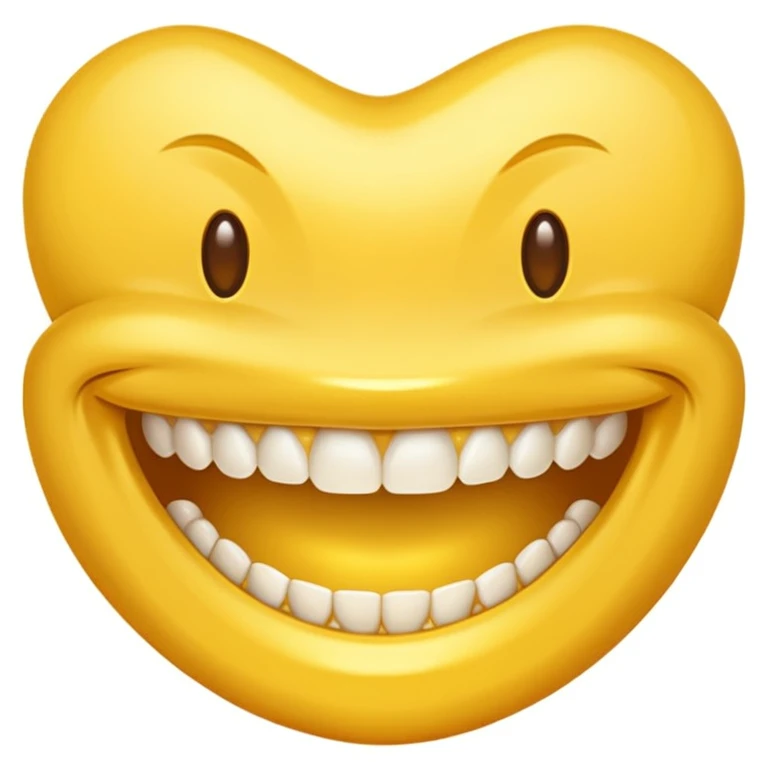 Gold teeth emoji