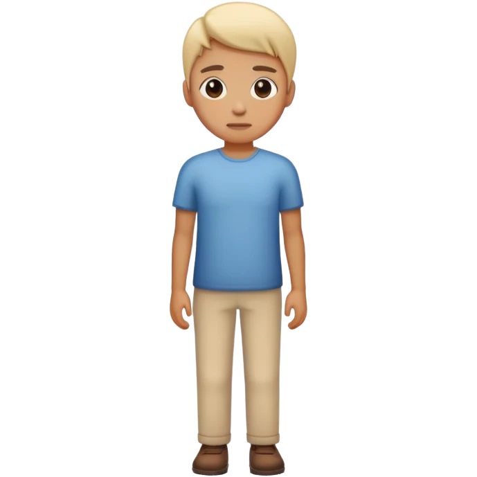 person standing alone emoji