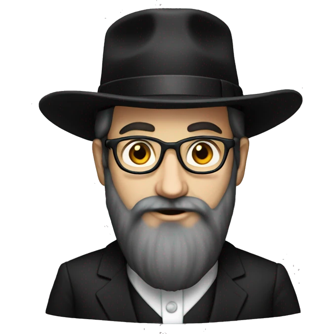 ultra-orthodox rabbi emoji