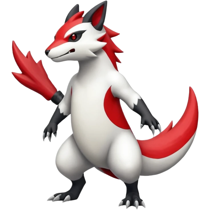 Salandit-Zangoose-Fusion (full body) emoji