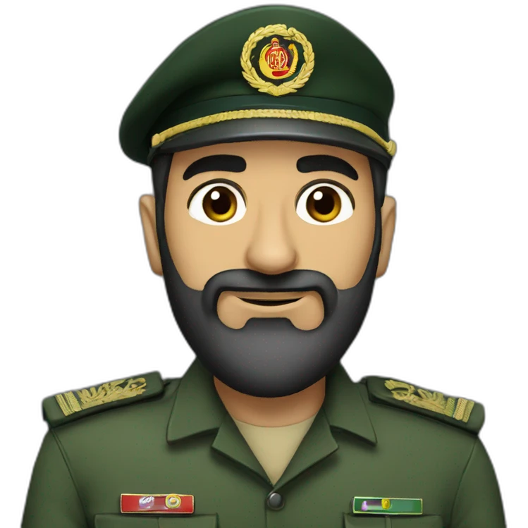 IRGC officer emoji