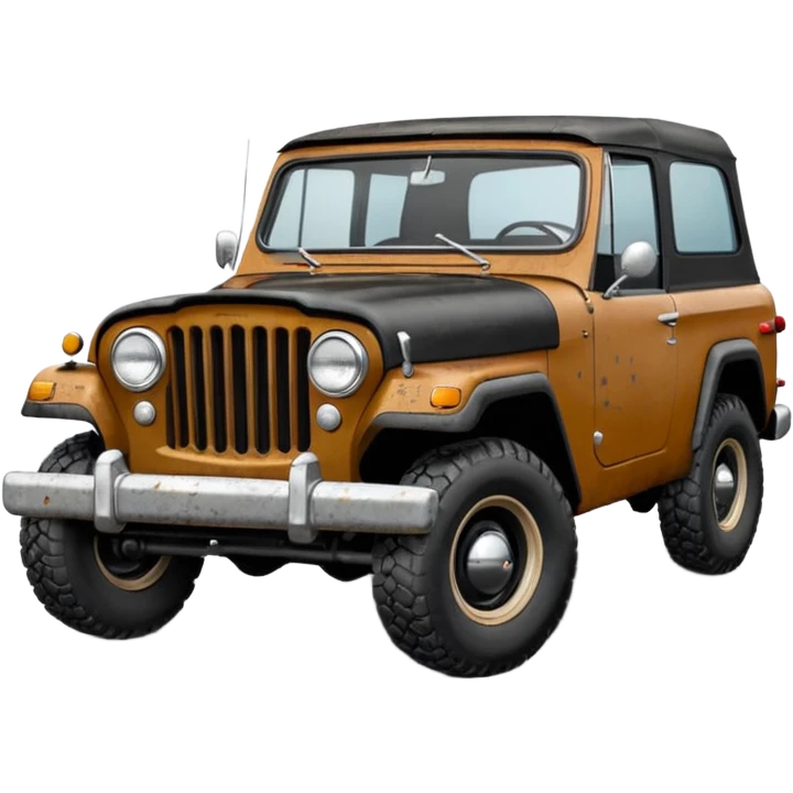 c101 jeepster commando without top with straight flat bonnet emoji