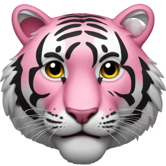 pink tiger  emoji