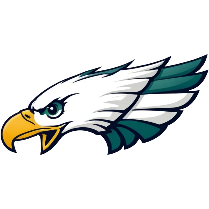 Philidelphia Eagles Logo American football emoji