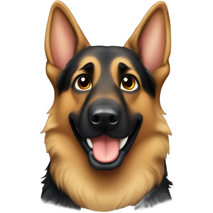 German shepherd  emoji