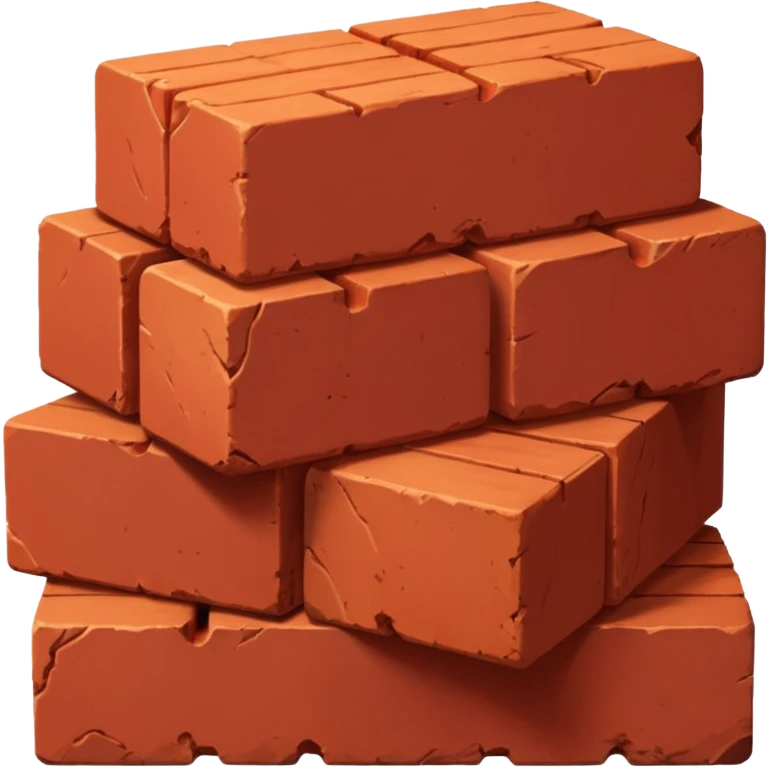 Two red bricks stacked on top of each other emoji