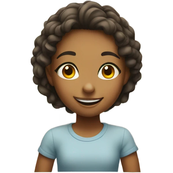 smiling girl by window emoji