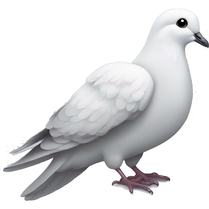 dove with feather emoji