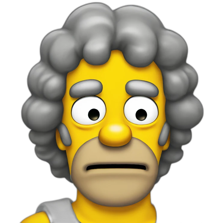 Homer Simpson Heart Eyes emoji