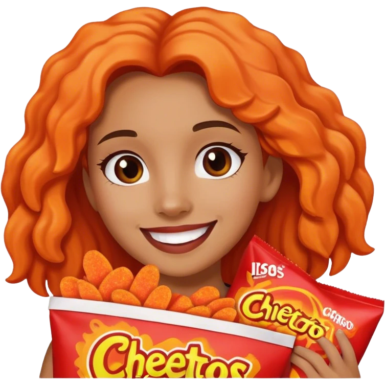 Hot Cheeto girl emoji