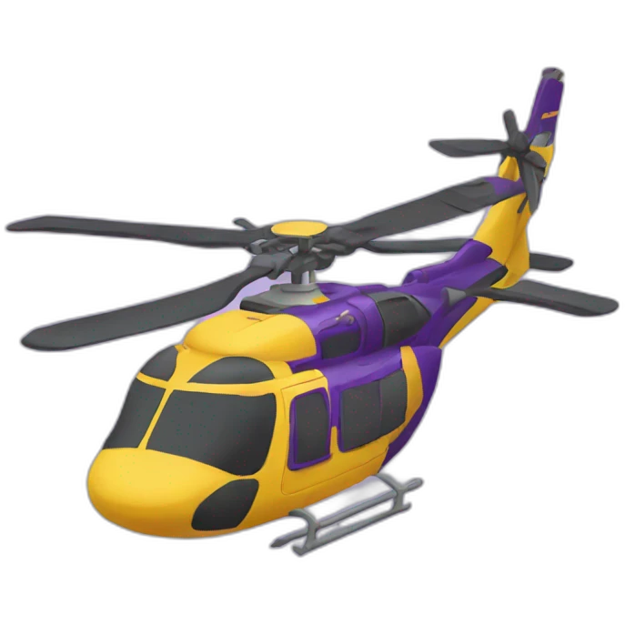 kobe Bryant under a helicopter emoji