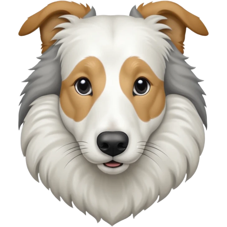 obese borzoi dog emoji