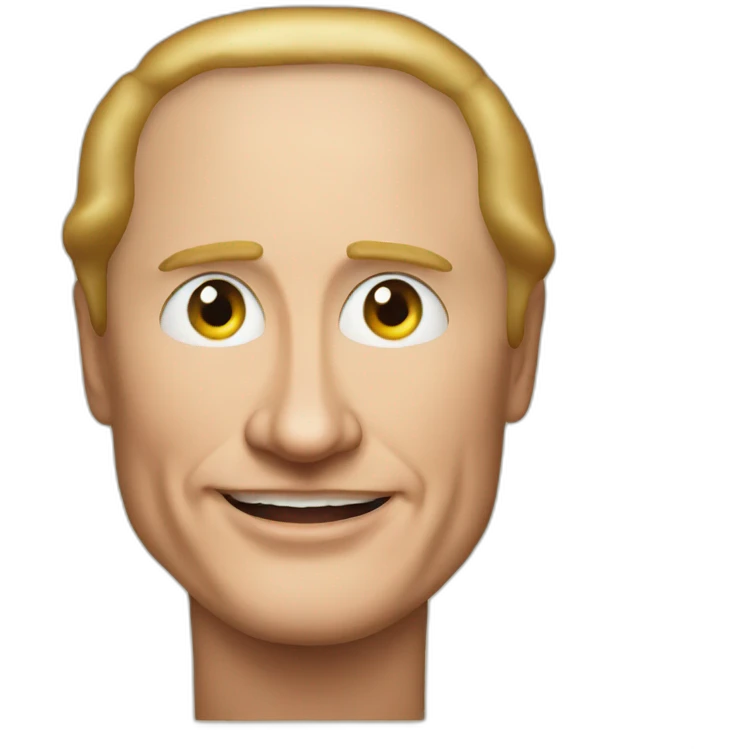 Burger made of Putin emoji