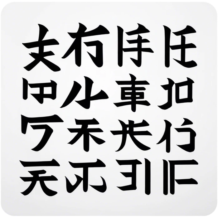 Chinese characters emoji