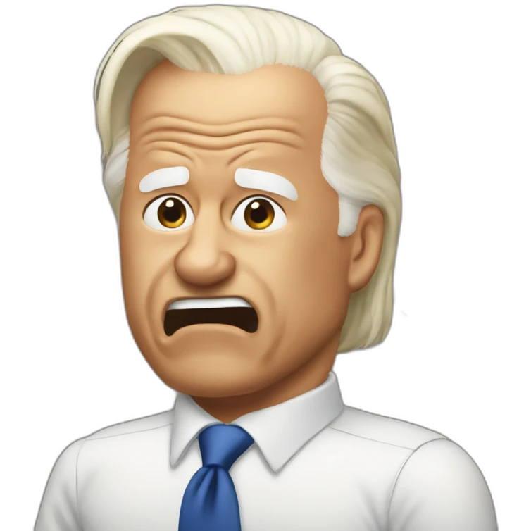 Joe Biden constipated emoji