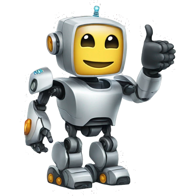 Robot thumbs up emoji