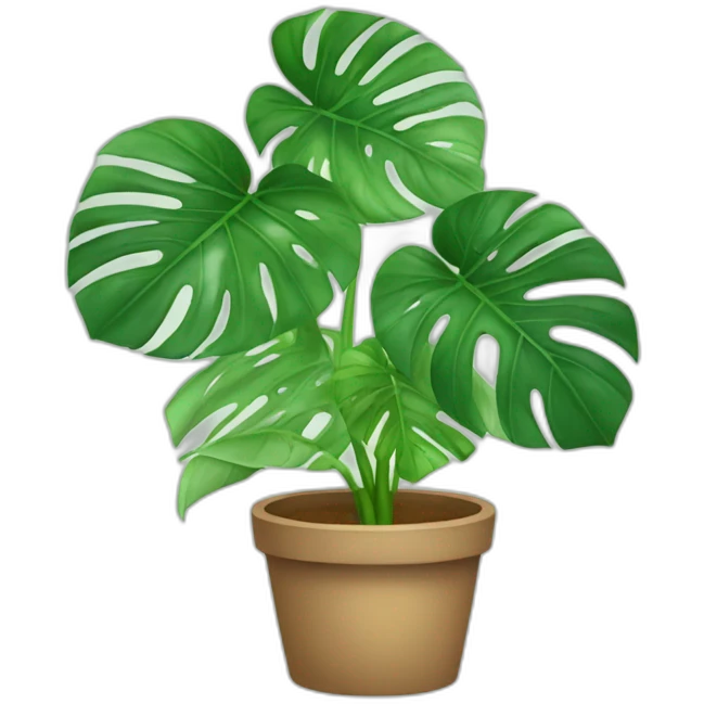 Monstera-plant emoji