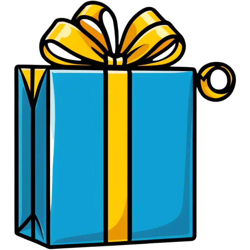 Decorative shiny metallic gift wrap with golden reflections emoji