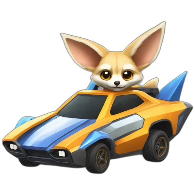 Rocket league fennec car emoji