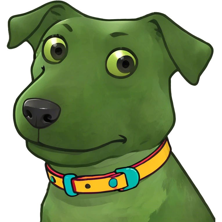 a dog emoji