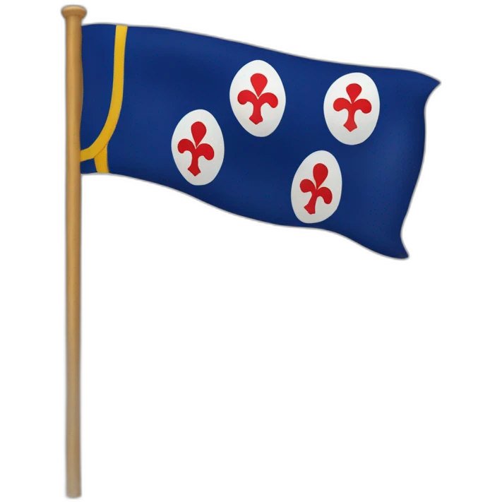 drapeau franc comtois emoji