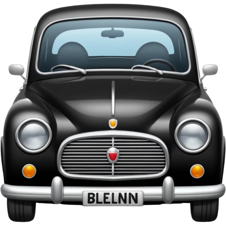 Crée-moi une voiture noire, berline, très classe emoji