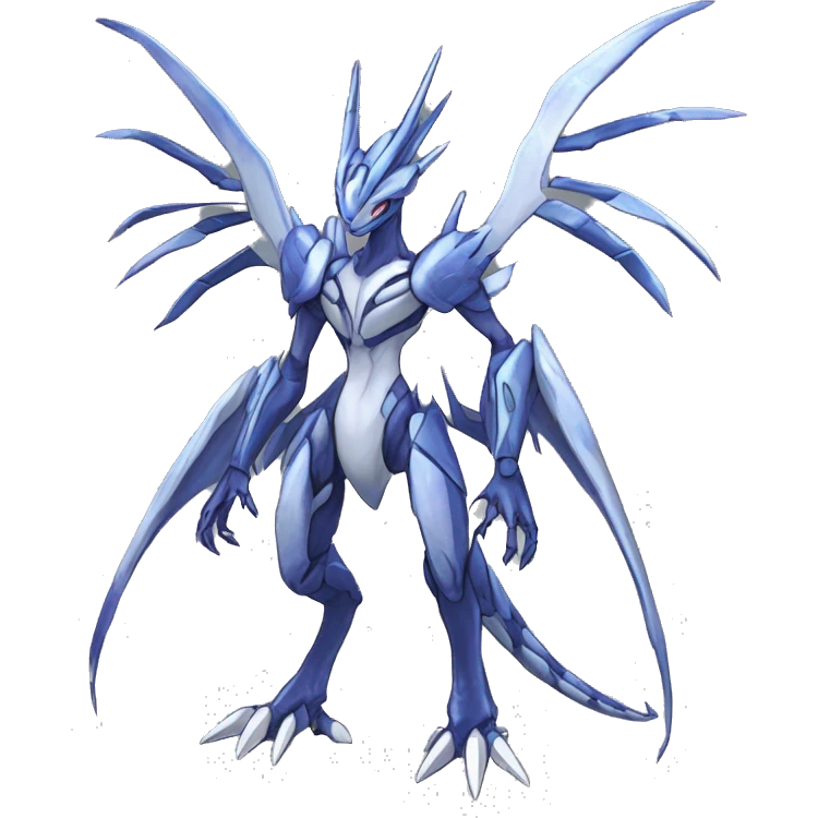  Cool Edgy Shiny Godly Ethereal Digimon-Genesect-Dialga-Reptile full body emoji
