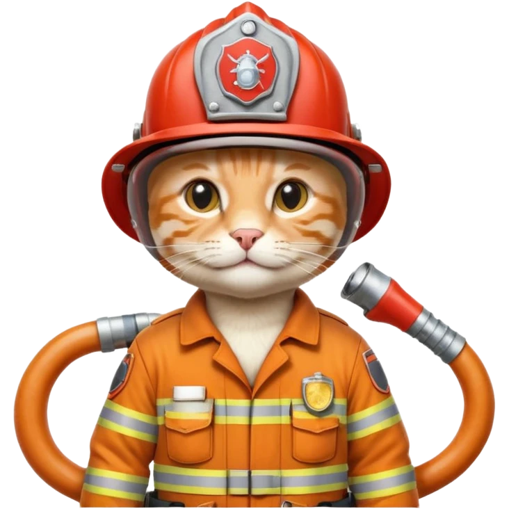 fireman cat emoji