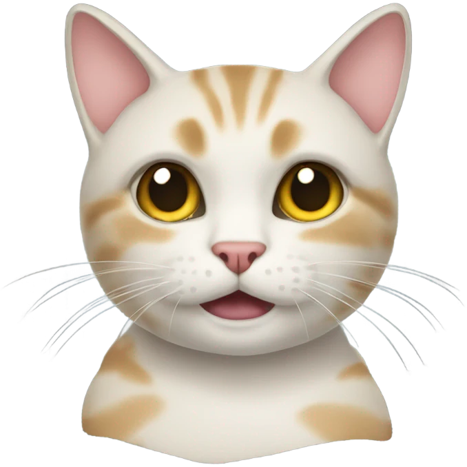 Cat with hudie emoji
