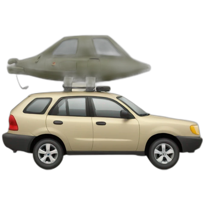 Iraq with car emoji