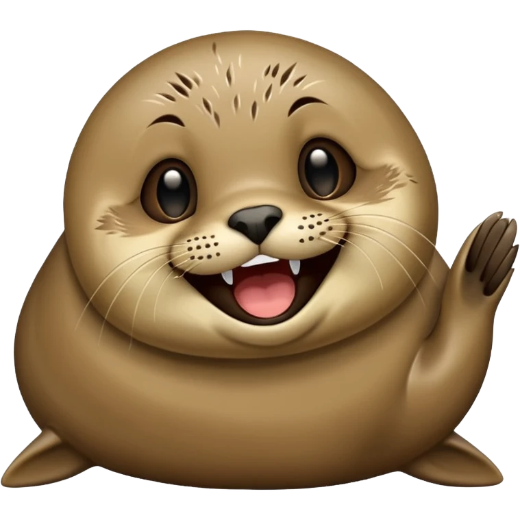 Seal laughing emoji