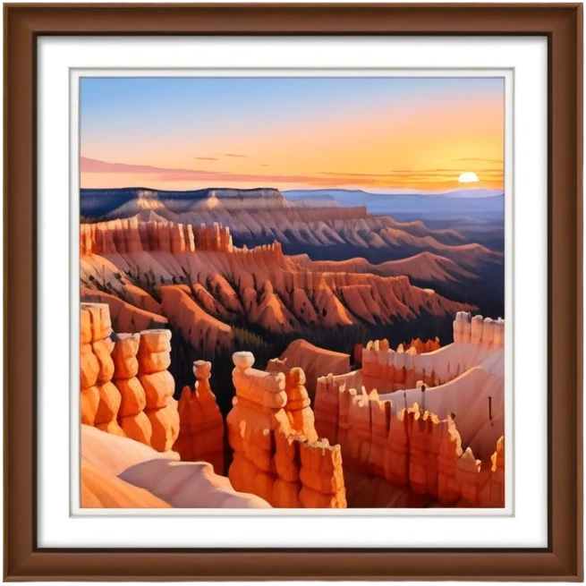 bryce canyon national park sunset emoji