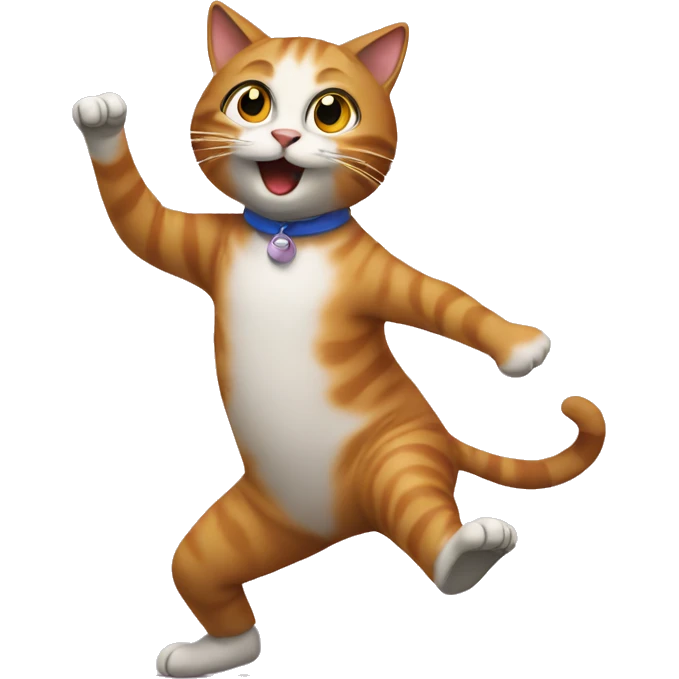 Cat dancing  emoji
