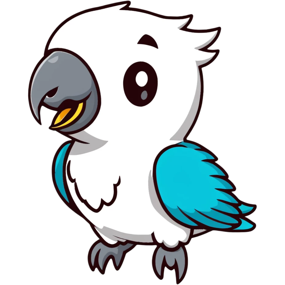 cute parrot emoji