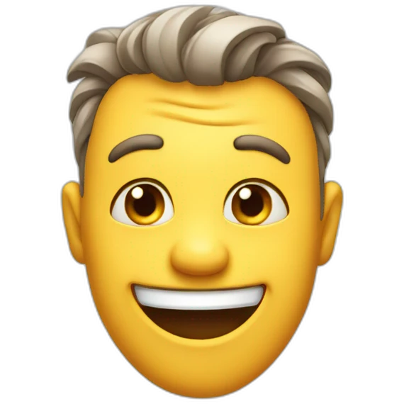 a mischievous, winking character with a whimsical expression emoji