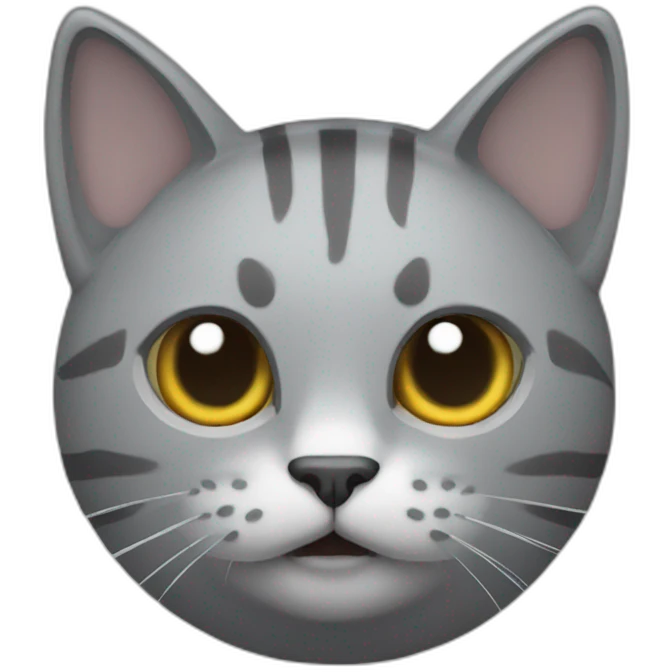 Grey cat weapon emoji