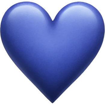 indigo heart emoji