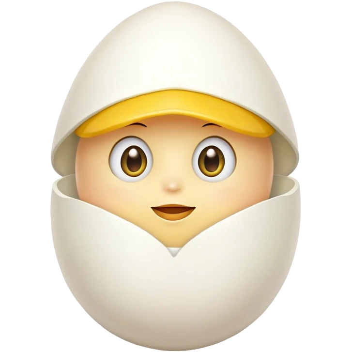 Me dressed as an egg emoji