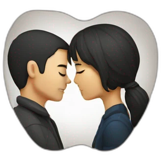 Couples kissing emoji