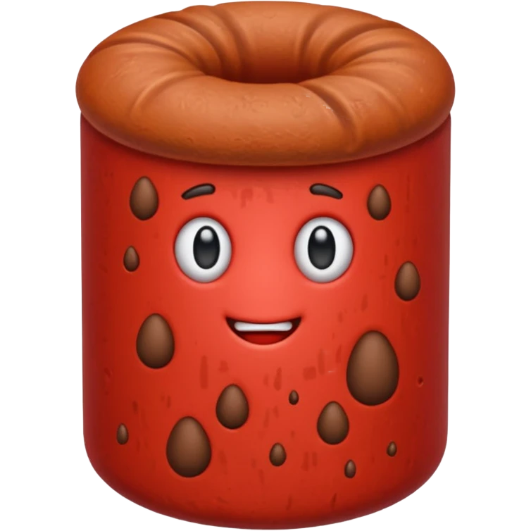 Red poop emoji