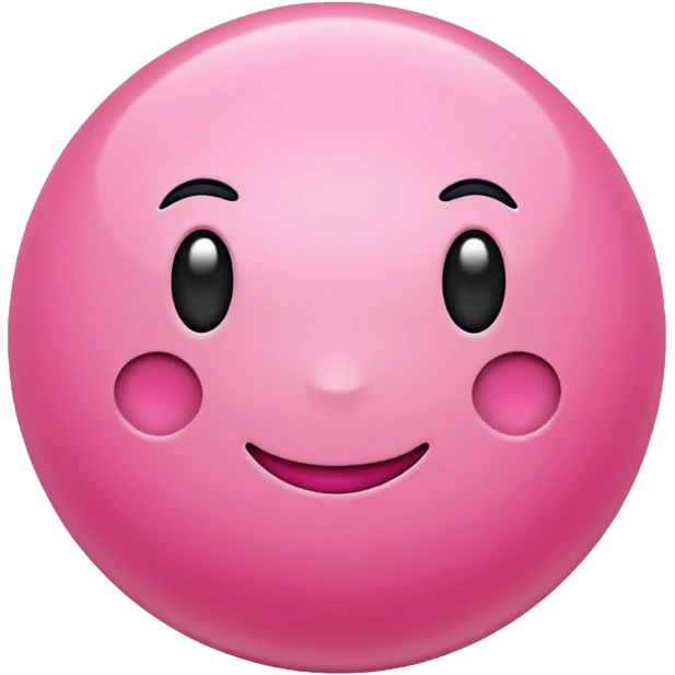 Pink ball  emoji